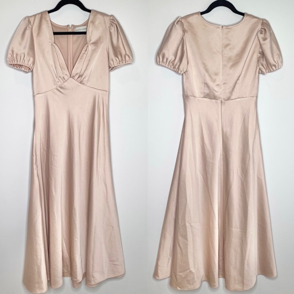 BHLDN Sachin + Babi Shelley Satin Midi Dress - Picture 2 of 9